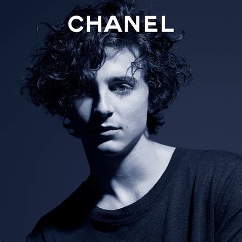 Timothee Chalamet starts in Bleu De Chanel Ad .